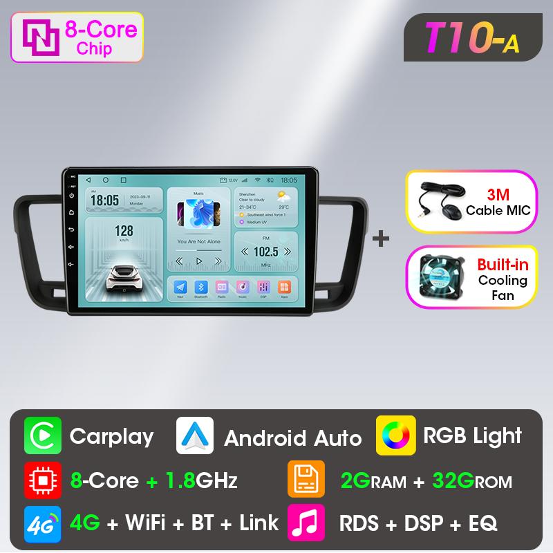 Carplay pour Peugeot 508 508SW lecteur multimédia voiture 2 Din unité principale GPS Navigation Android Auto stéréo voiture systèmes intelligents