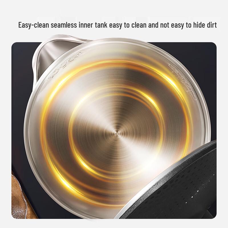 SUPOR 1.7L 316L Stainless Steel Electric Kettle CN plug (adapter included)