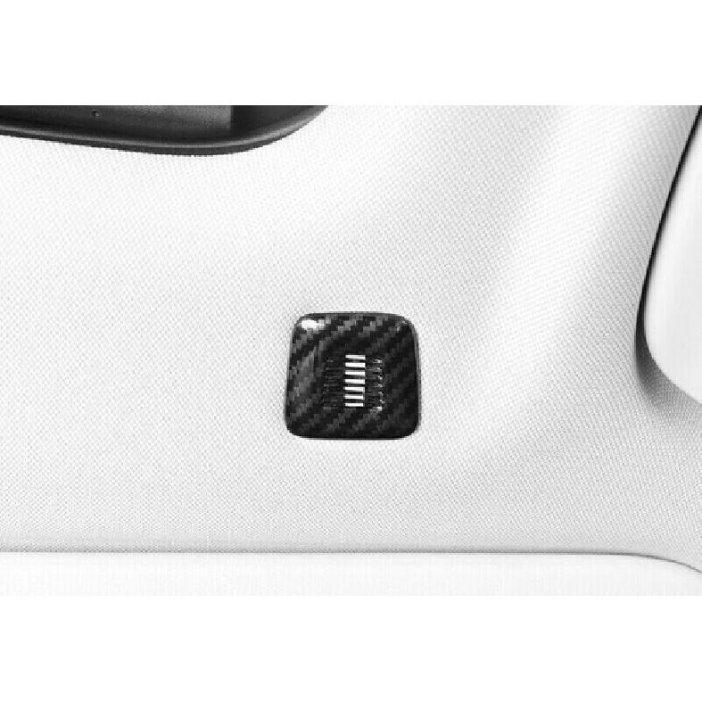 For BMW X3 G01 X4 G02 2018-2021 Carbon Fiber Roof Speaker Ring Trim Decoration