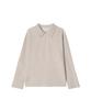OX STUDIOS Waffle Polo Shirt (Cream)