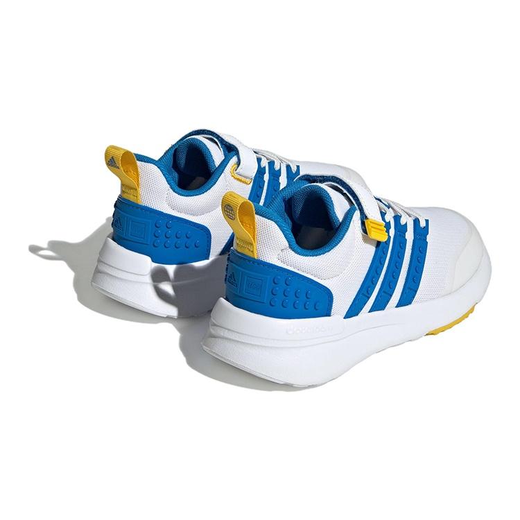 (PS) adidas neo x LEGO Racer Tr21 Elastic 'White Blue' Kids' IF2888