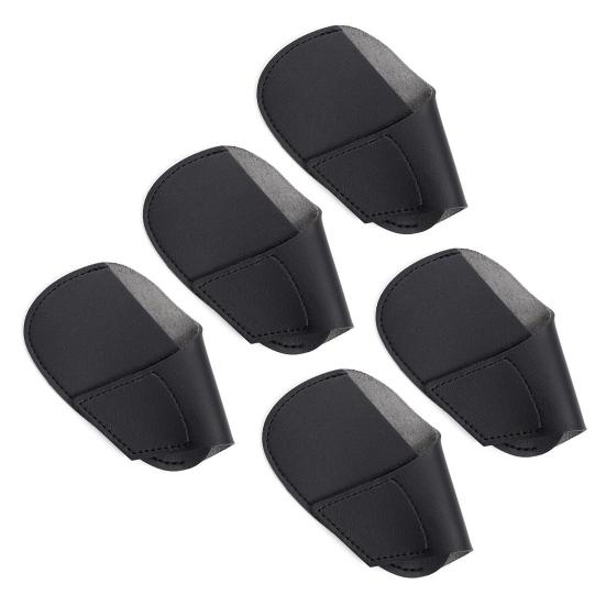 1/3/5/10Pcs Faux Leather Golf Club Headcover Waterproof Wood Driver Head Protector Cover Golf Accessories Men Women Golfer Gift