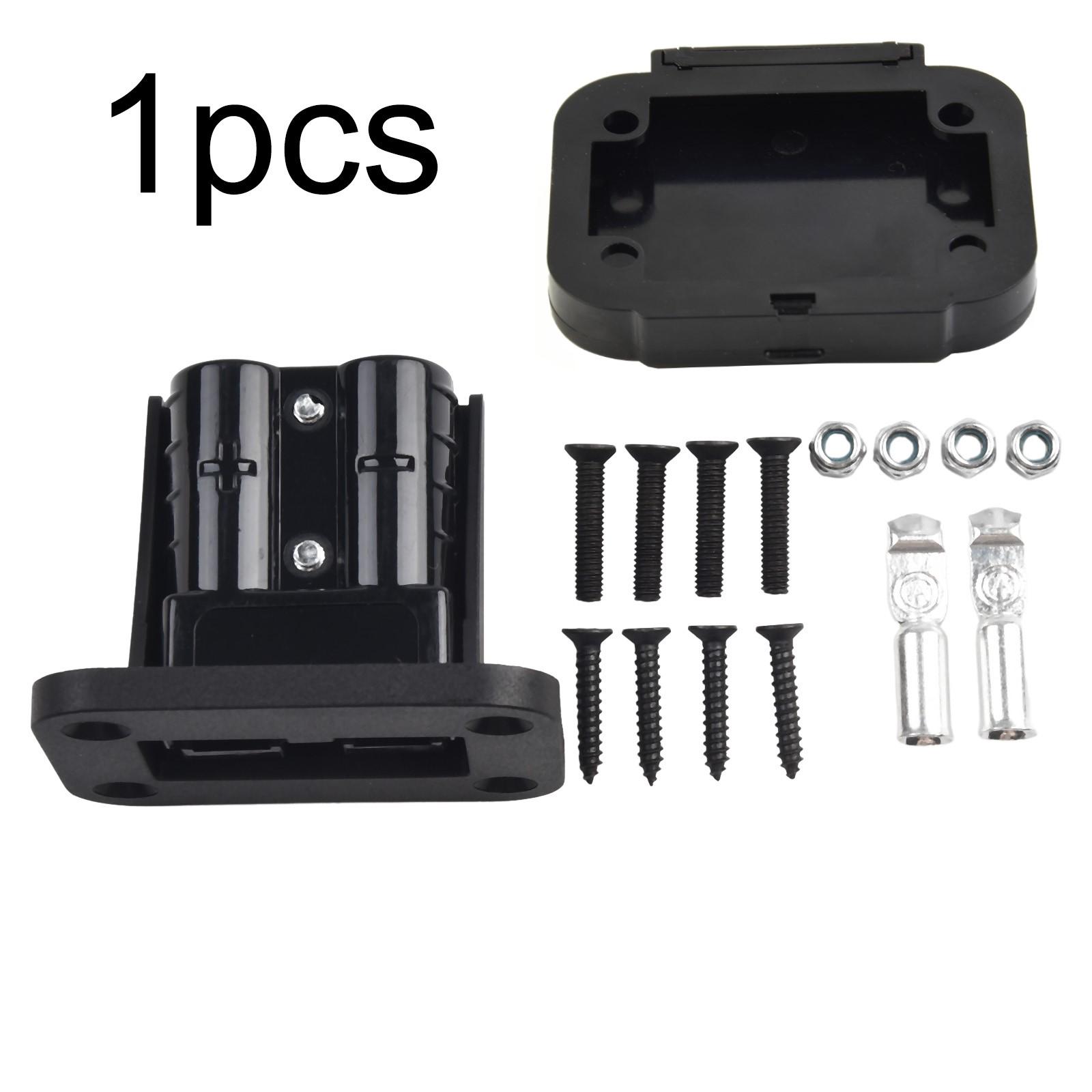 

Plastic For 50A Flush Mount Connector Bracket for Caravan and Marine Use with Terminal Screws and 19mm Pitch Design