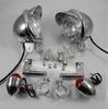 Chrome Plated Fog Lamp Set For Cruising Motorcycle