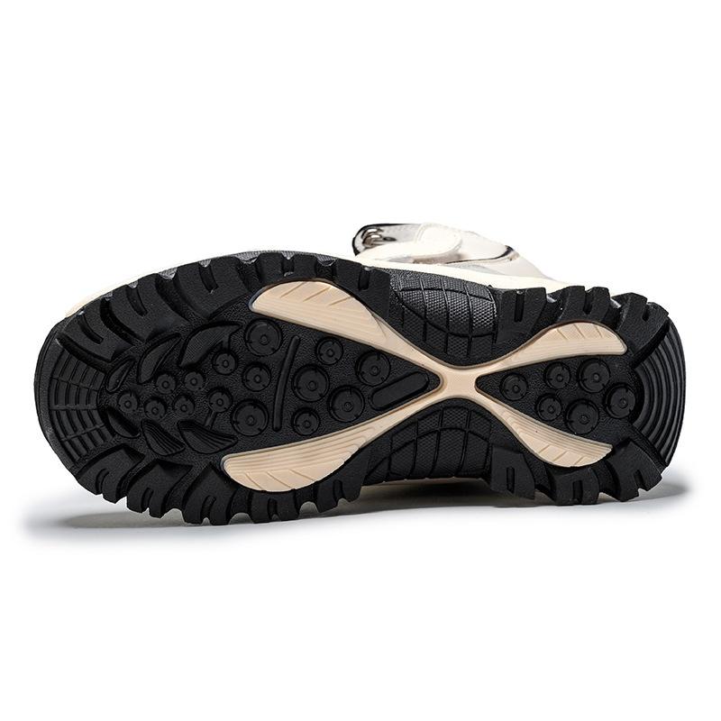 Winter Outdoor Schnee Stiefel Frauen Mid-kalb Wasserdichte Anti-skid Gepolsterte Warme Bergsteigen Reise Schuhe Ski Schuhe Schnee stiefel Frauen