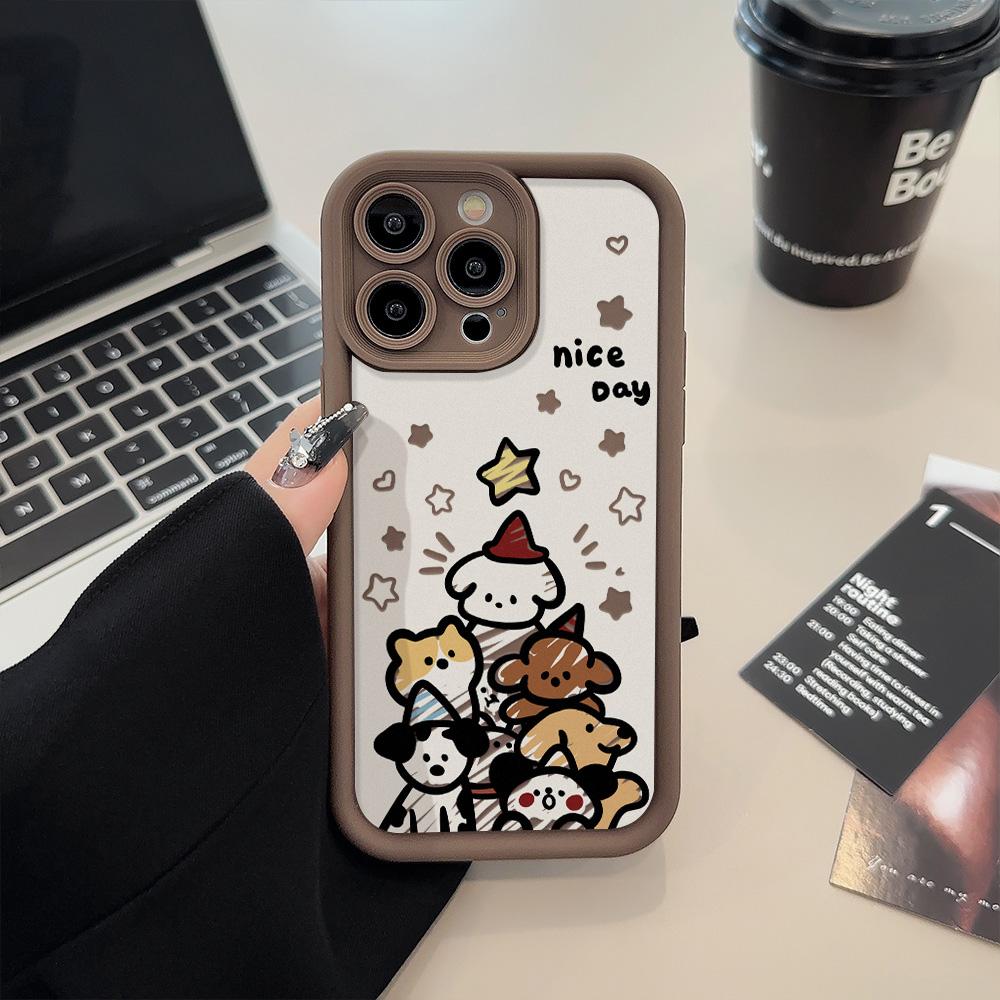 Weihnachts-Handyhülle für iPhone 11 13 12 14 15 16 Pro Max XR XS Samsung A15 A55 A05 Redmi 12 13C OPPO A16 A18 A60 Reno 11 Vivo Y17S Y12 Infinix Note