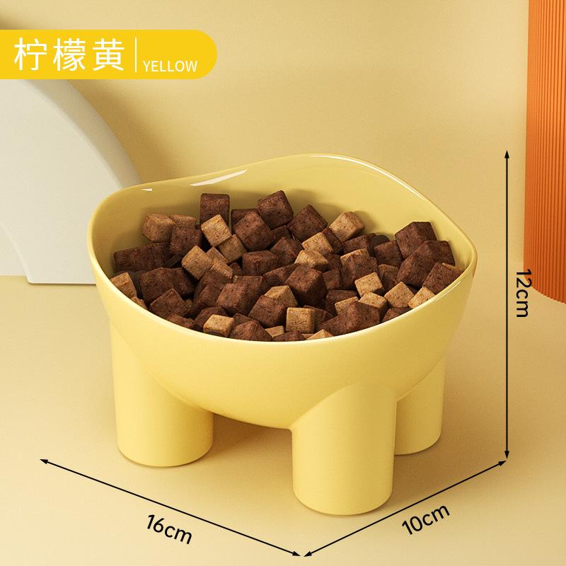 Cat Bowls Elephant Leg Bowl Elephant Leg Neck Protection Bowl Cat Food Basin Anti-overturning Pet Bowls Pet Supplies elephant leg bowl