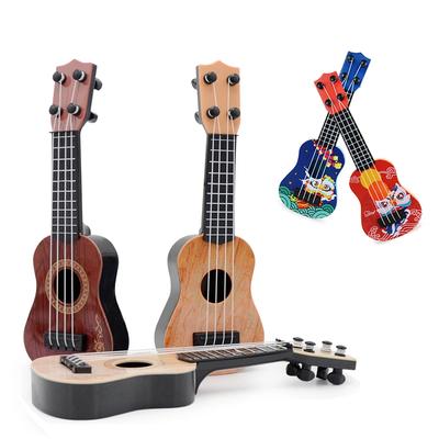Mini gitara 4 struny klasyczna gitara Ukulele zabawki instrumenty muzyczne dla dzieci dzieci początkujący wczesna edukacja mała gitara
