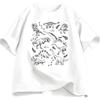 New 2026 Stegosaurus Archaeology Print TShirt Unisex Loose Plus Size Crew Neck Short Sleeve Casual Dino Graphic Tee Hot Sale