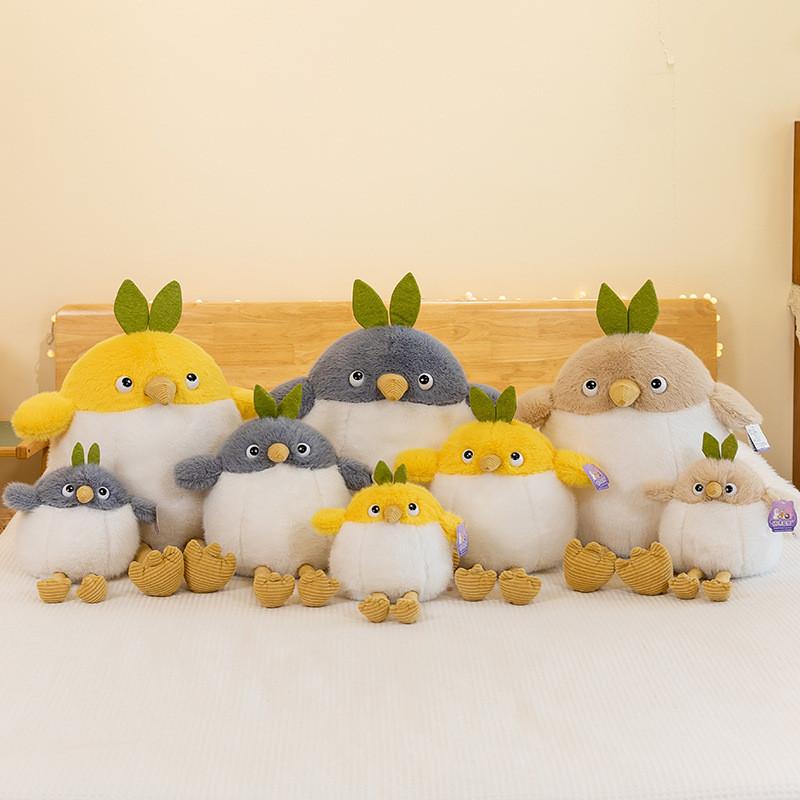 Bird Long Legged Stuffed Toy Eggshell Plush Toy Animal Christmas And Gift Easter