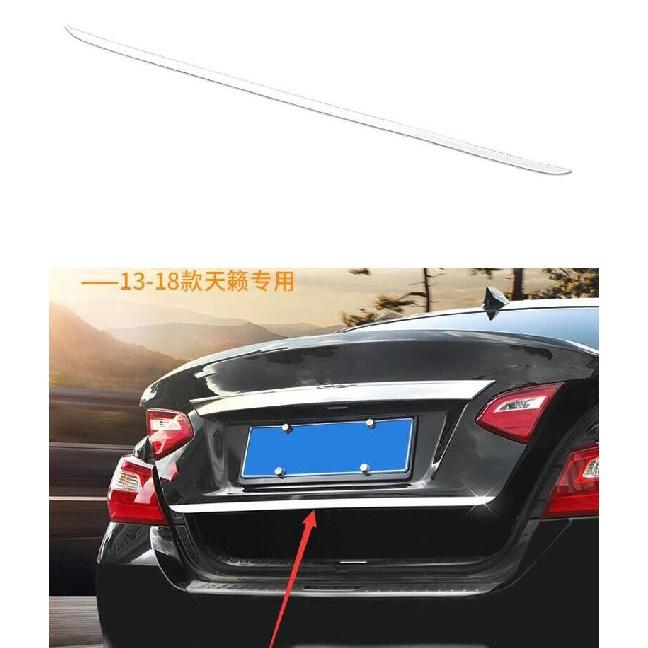 

Крышка заднего багажника автомобиля Отделка задней двери подходит для Nissan Altima Teana L33 Седан 2013-2017 Хромированный акцент Украшение Молдинг