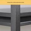 Modern 5-Tier Carbon Steel Floor-Standing Kitchen Storage Rack