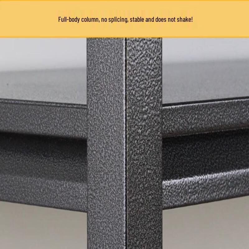 Modern 5-Tier Carbon Steel Floor-Standing Kitchen Storage Rack