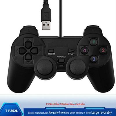 USB Káblový Herný ovládač pre PC s Vibráciami pre Jedného Hráča