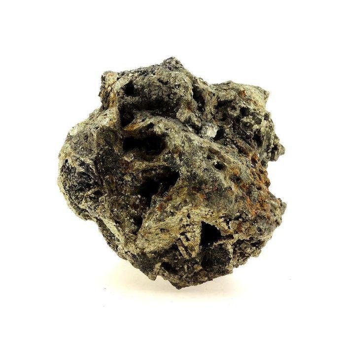 Pierres et Minéraux. Pyrite. 1870.1 ct. Salsigne mine, Aude, France..