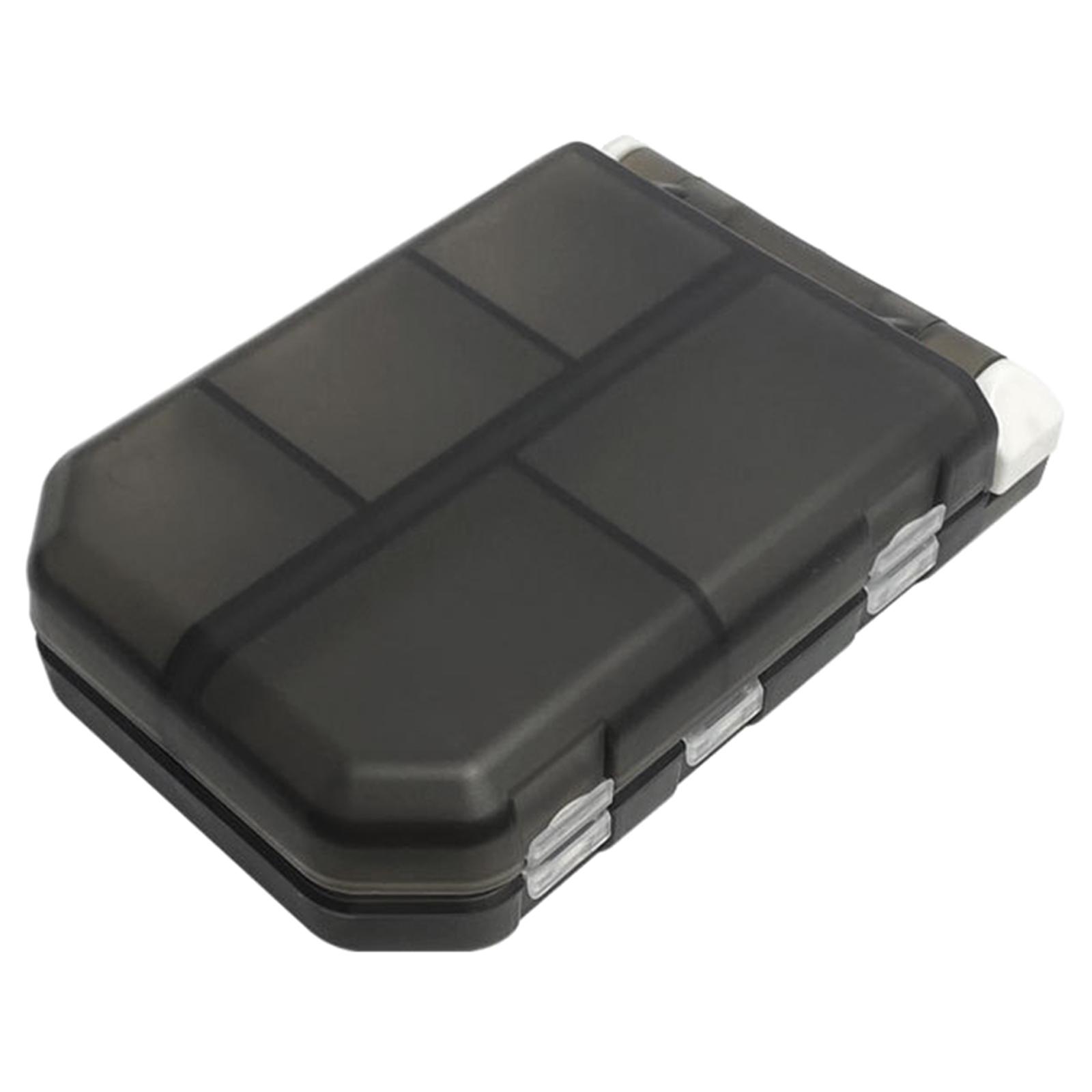 

Двусторонняя коробка для рыболовных снастей, органайзер для приманок и наживок, ящик для инструментов, коробка для рыболовных инструментов, деталь для рукоделия A