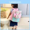 Dancing Girl Pattern Print Cartoon Backpack For School With Nylon Material And Curved Shoulder Straps For Toddlers And Preschoolers