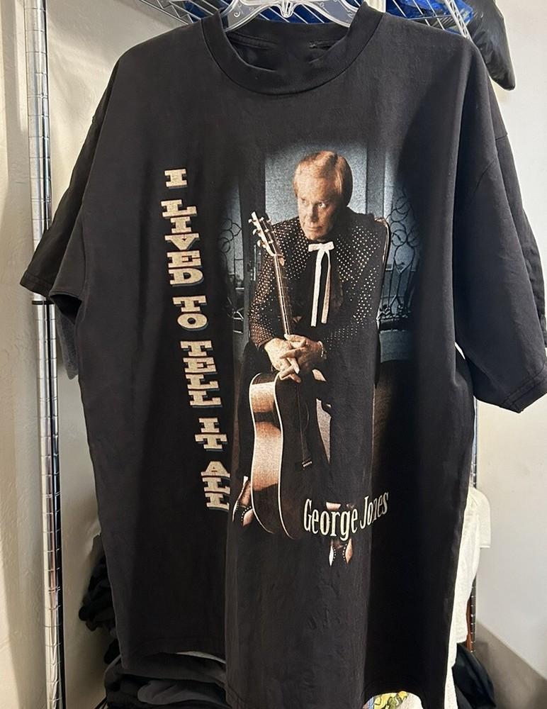 

George Jones Country Photo in Live Tshirt S to 5XL UR530 Unisex T-Shirt XL