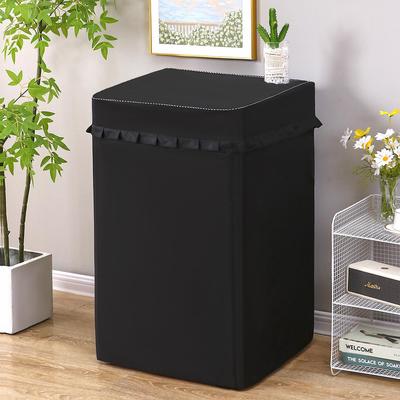 Little Swan Black Top-Loading Washing Machine Cover - Waterproof & Sunscreen, Fully Automatic, New Model