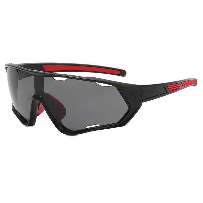 Bunte futuristische Damen-Radsportsonnenbrille für Outdoor-Sportarten