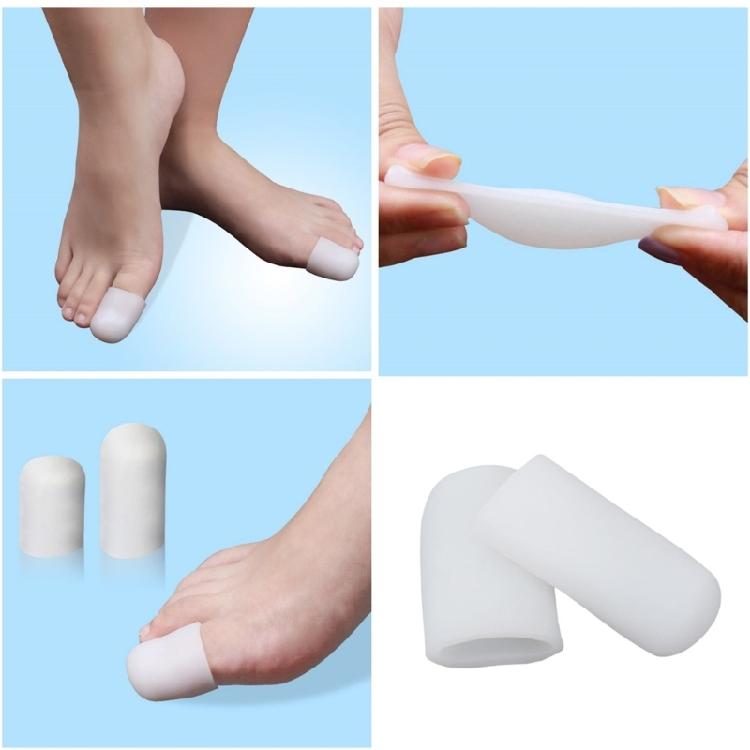 Toe Protector,Silicone Toe Caps Gel Toe Sleeve Prevent Pains Relief for Corn,Blisters and Ingrown Toenail Soft Toe Cover