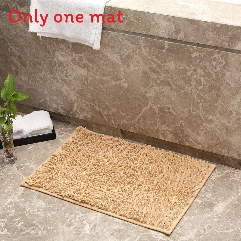 Moderne Polyester-Plüsch-Bodenmatte für Küche und Bad mit maschinenwaschbarem Design