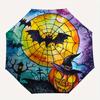 Spinnennetz Fledermaus Kürbis Hexenhut Buntglas Untersetzer Set of 4 Regenschirm Tag Geschenk Y215
