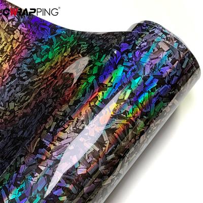 50cm*300cm Car Glossy Flower Forged Carbon Fiber Stickers Waterproof Vinyl Wrap Film Motorcycle Sticker for Car Accessories