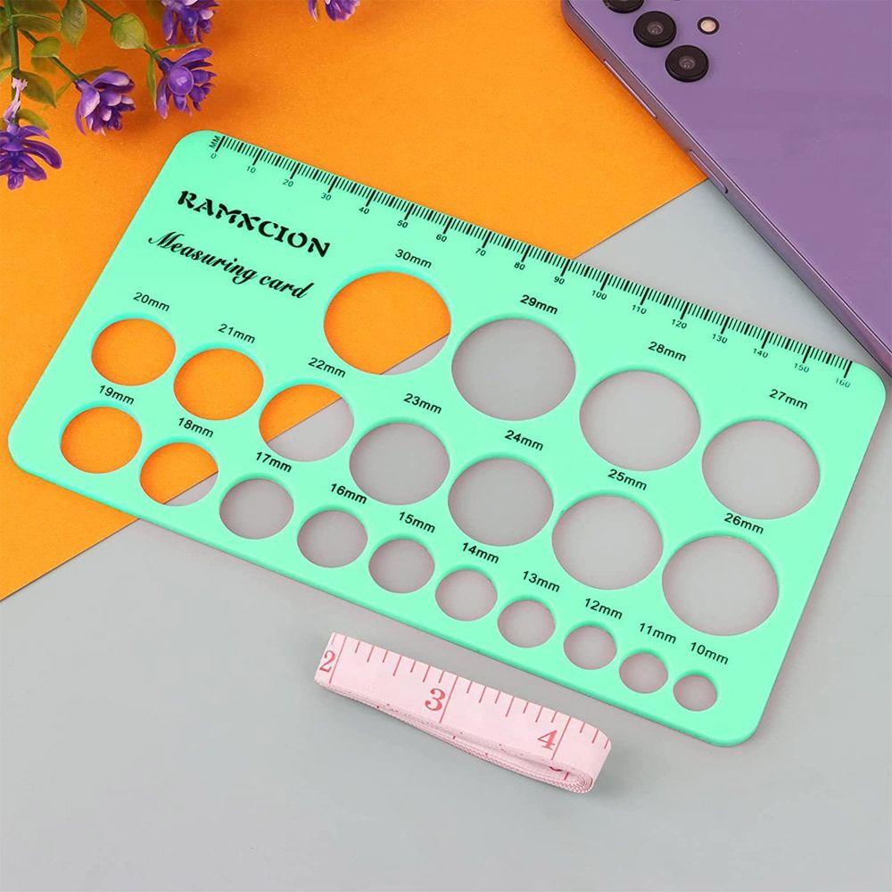 Safe Breast Flange Measuring Soft Nipple Measuring Card Accessories Breast Pump Measure  Mother
