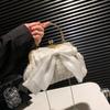 French Chic Fashion Shell Bag With Chain And Bow For Daily Use