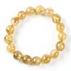 Jewelry Town Shosenkyo Rutilated Quartz 13mm 18cm Inner Power Stone for Good Fortune and Career [Eigado] Bracelet, Beads, Diameter,