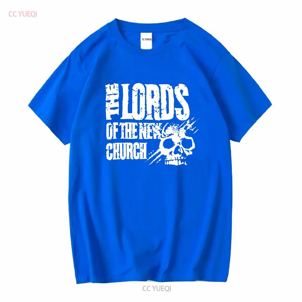 Lords of The New Church T Shirt gift for rock fan TE5230 vintage Washed Casual homme Top For Everyday Wear designer clothes