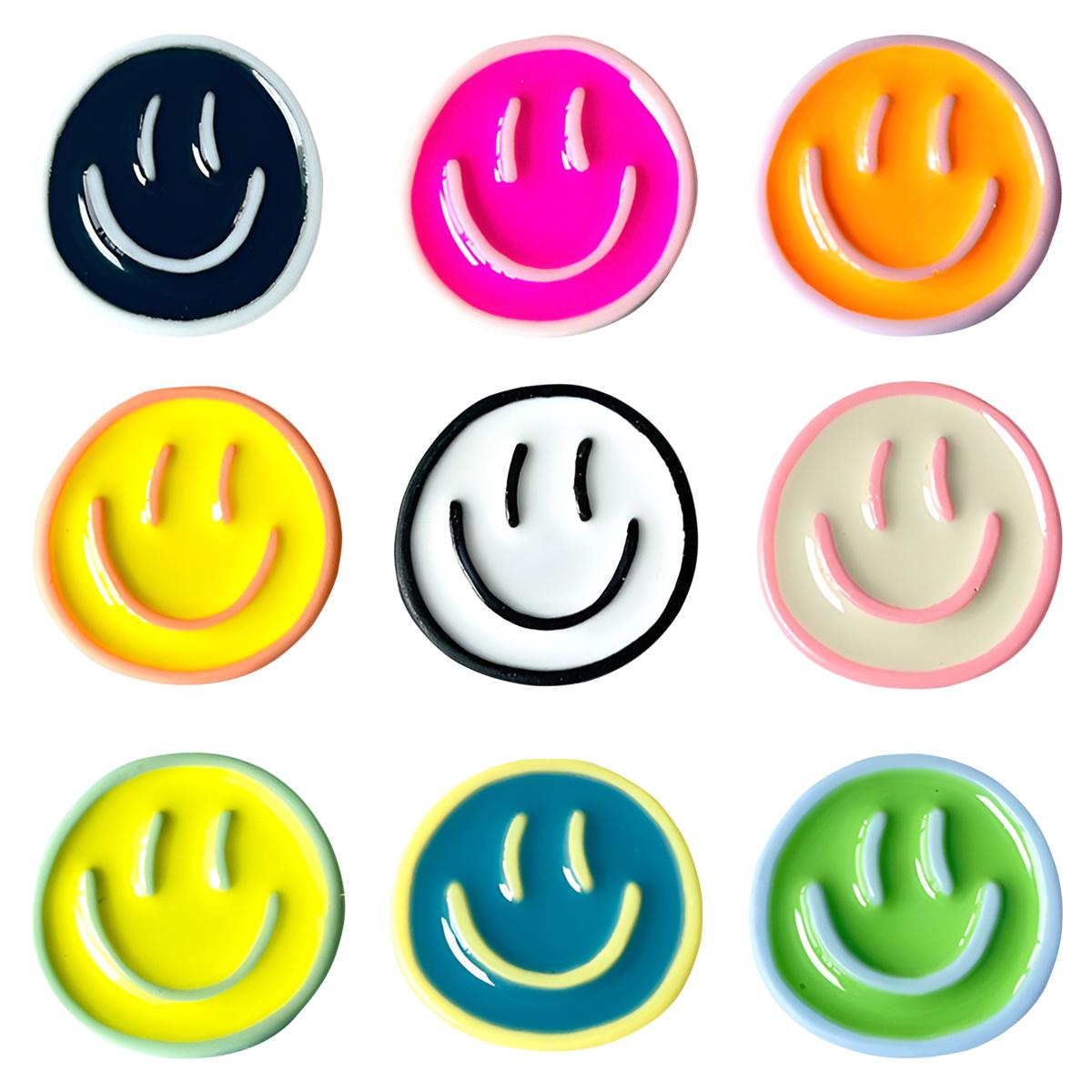 Креативные Цветные Наклейки на Холодильник со Смеющимся Лицом Мультяшные Магнитные Наклейки Магнитные Наклейки для Фиксации Фото и Сообщений