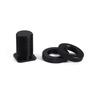 Metal Hot Shoe Mount Adapter 5/8-27 Male to 1/4 3/8 M6 Female Thread Screw Microphone Holder Converter for Mic Stand DSLR Camera Photography Accessory