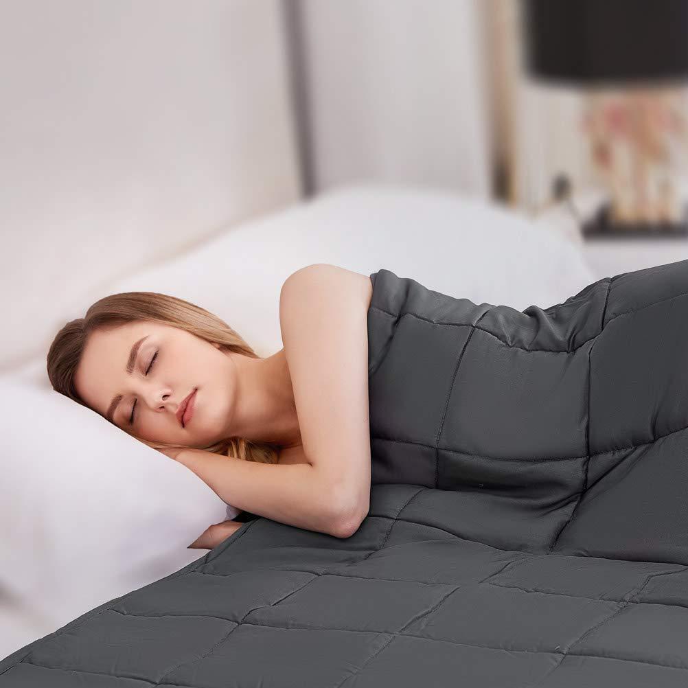 Heavy Blanket Against Sleep Disorders and Stress Blanket for Adults and Children Weighted Blanket