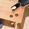Wood Plug Cutter Drill Bit Set Straight Hole Saw Opener Router Boring Tool Tenon Deep Cork Knife Hex Shank Carpentry Woodworking