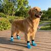 Adjustable Anti-Slip Dog Socks Reflective Soft Dog Shoes Socks Wear Resistant Anti Licking Dog Paw Protectors for All-Season