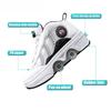 Unisex 4-Wheel Roller Skates Automatic Retractable Women's High Sneakers with Wheels Girls' Dual-Purpose Skating Sports Shoes