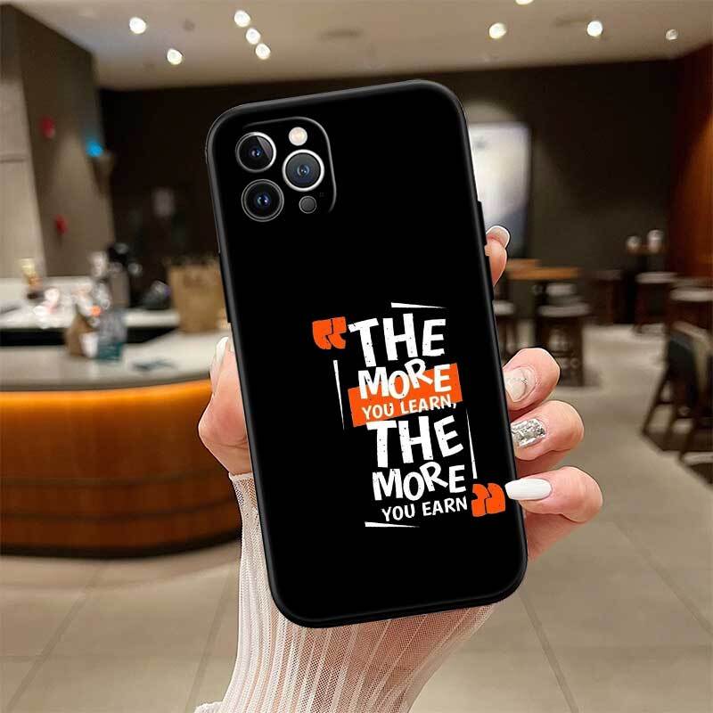 Inspirational Quote Text Case for Samsung Note 20 10 S25 Plus Ultra Lite FE M20 M21 M30 M31 M51 A11 A26 A51 A52 A53 A56 A70 A71 A72 A73