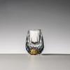 6pcs Luxury Crystal Glass Vodka Sake Shochu Glass Bar Liqueur Double Bottom Gold Foil Glass Cup High-end Gifts Hard Liquor