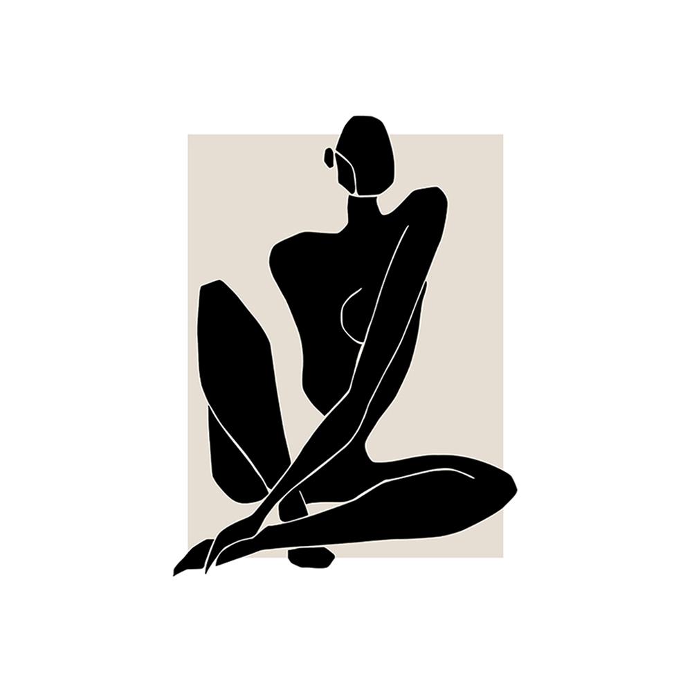 Simple Bohemian Abstract Painting Wall Canvas Print Art Poster Minimalist Black Line Picture for Living Room Home Decor Cuadros