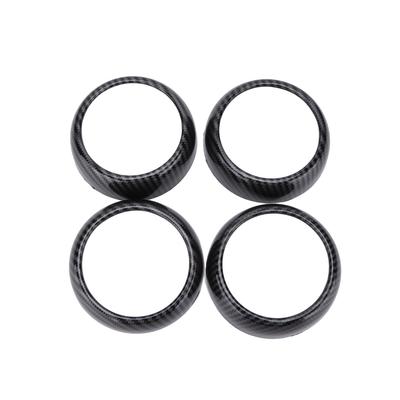 Carbon Fiber Style Air Vent Covers Trims Replacement for Smart Fortwo Forfour 453 2015‑2021
