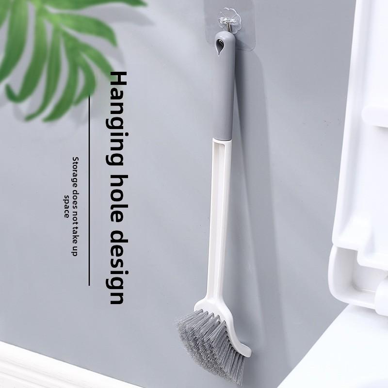 Square Plastic Toilet Brush, Bathroom Long-handled Brush, Floor Toilet, No Dead Corners, Curved Crevices Cleaning Brush, Liquid-filled Type