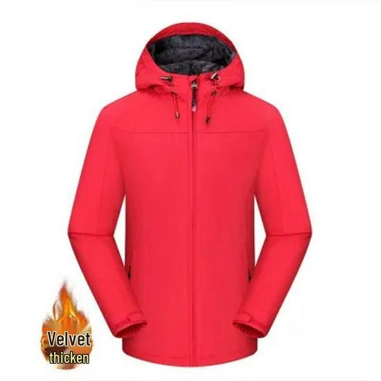 Unisex Outdoor-Windjacke für Paare: Lässige Kapuzenjacke für Frühling-Herbst zum Wandern, anpassbares Logo.