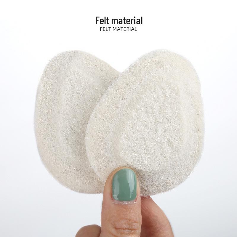 Self-Adhesive Felt Metatarsal Arch Support Pads for High Heels - Breathable, Anti-Abrasion, Half Size