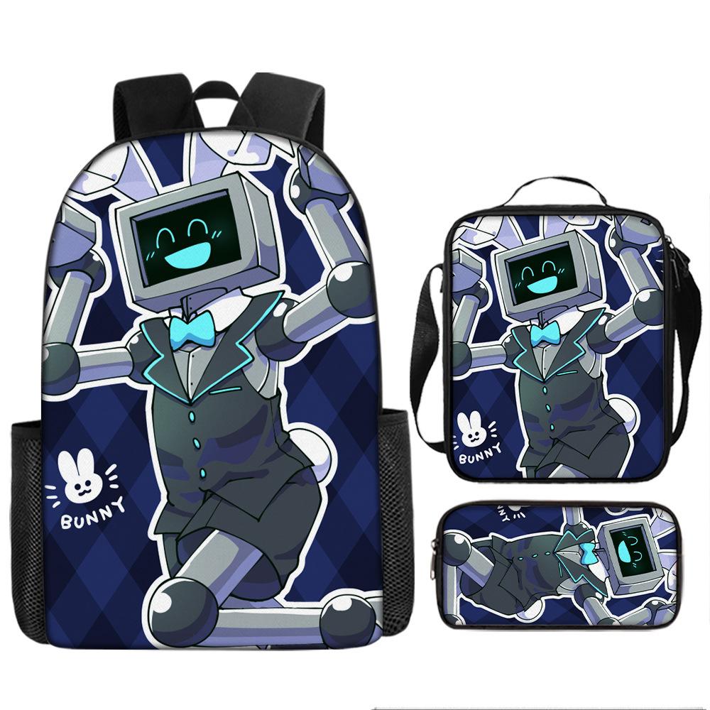 Toalettman Skolväska Skibidi Toalett Spel Merchandise Ryggsäck för Män och Kvinnor