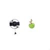 Minimalist Wall Clock And Statue Ornament Simulation Artwork Acrylic Decorative Hanging