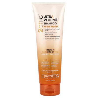 2Chic®, Ultra Volume Shampoo, For Fine, Weak Hair, Papaya + Tangerine Butter, 250 Ml (8.5 Fl Oz)