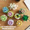 832PCS Succulent Plant Potted Building Block Flower Model Puzzle Toys Sets Desk Decor New Year Christmas Birthday Gifts