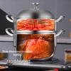 SULIT Thick 316 Stainless Steel Double-Layer Steamer Pot